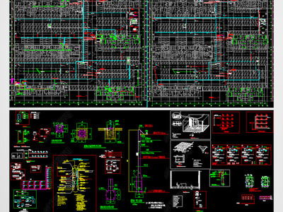 CAD全套住宅楼建筑智能化电气设计图纸
